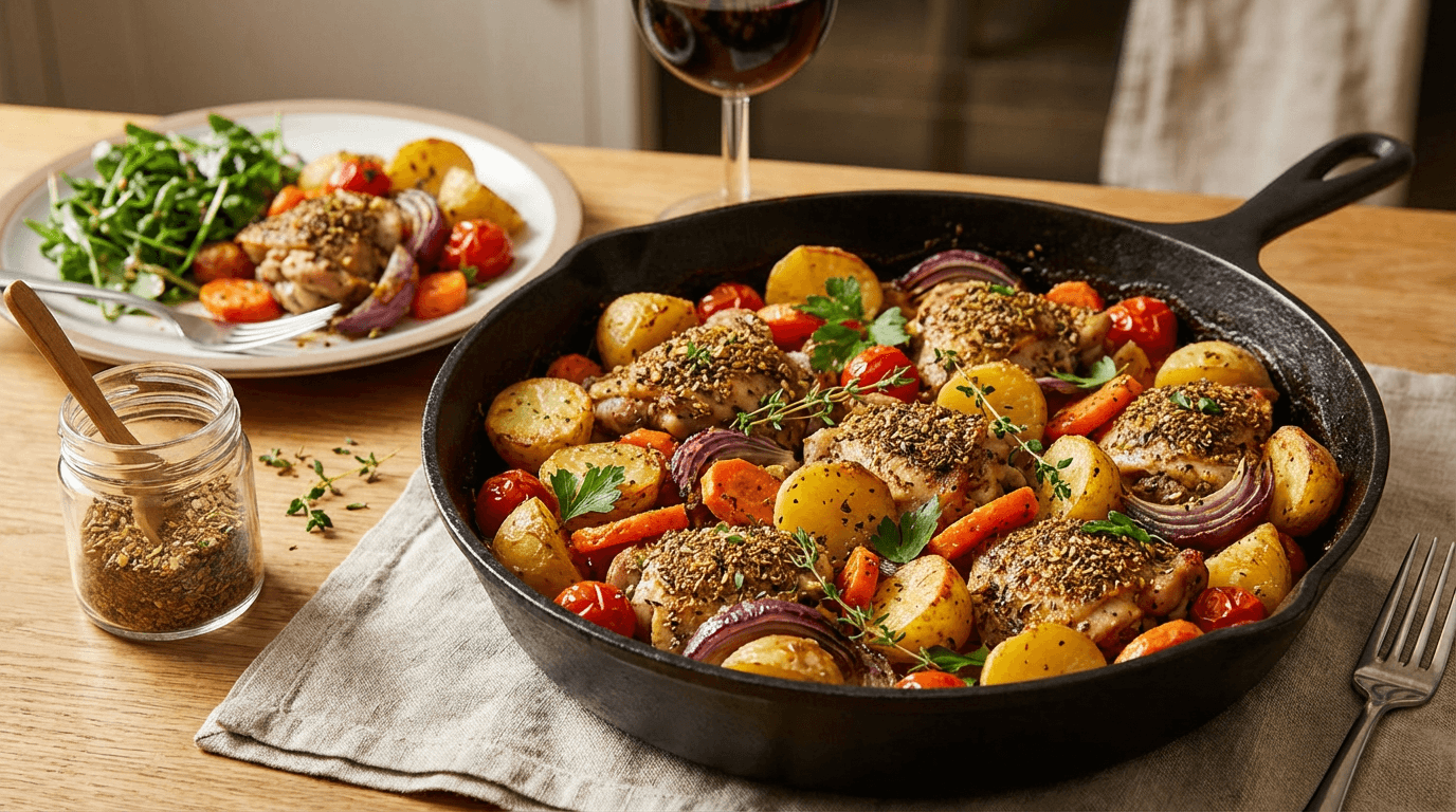 The Ultimate All-in-One Sheet Pan Meal: Simple & Flavorful!