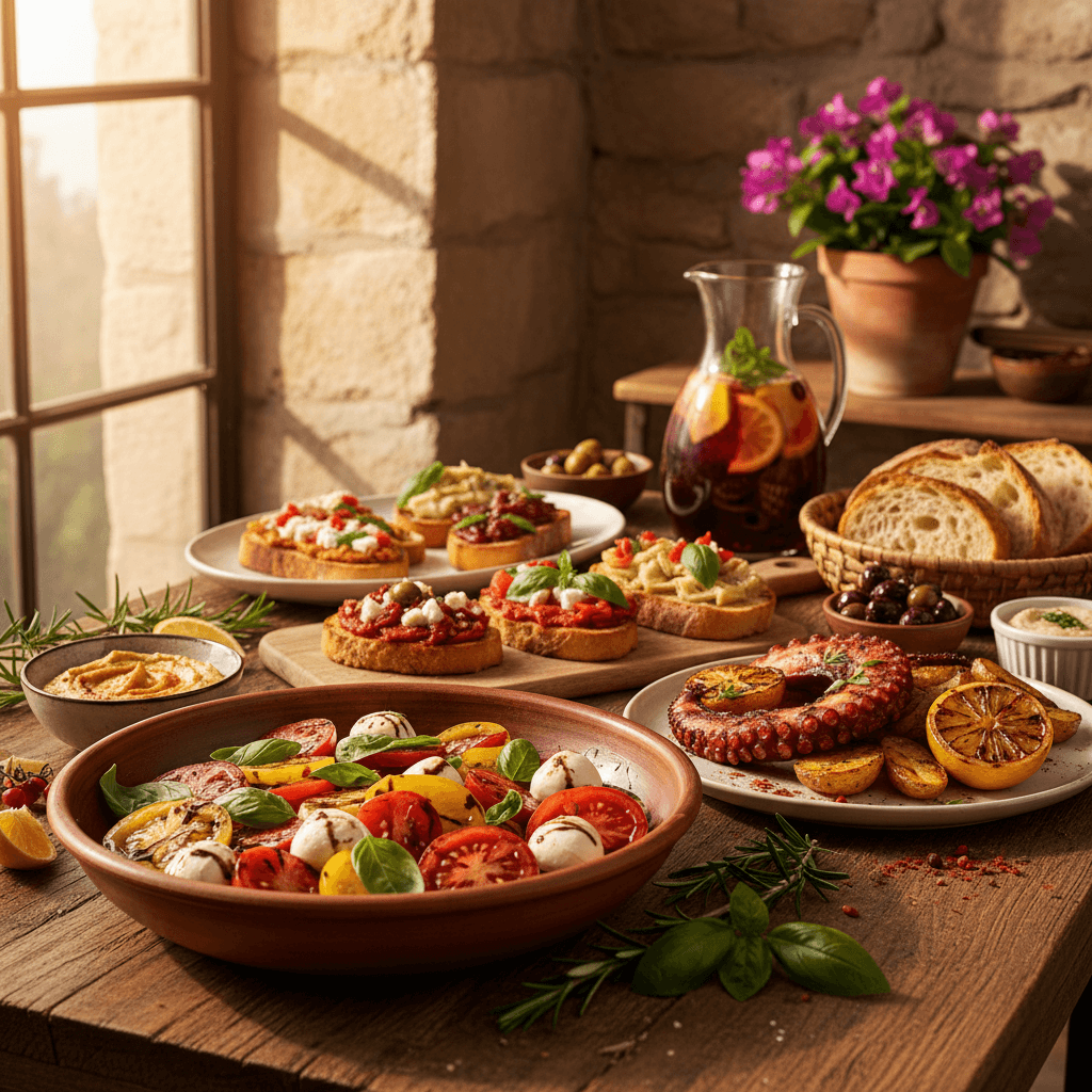 Die sonnenverwöhnten Aromen der mediterranen Küche