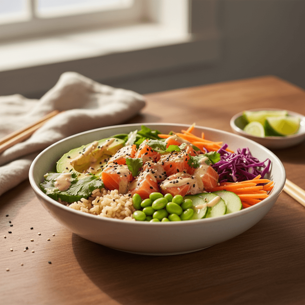Gesunde Poké Bowl: Deine tägliche Dosis Wohlbefinden!