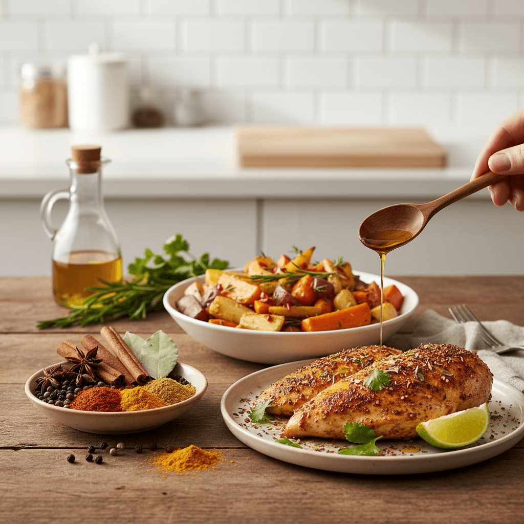 Kochen mit Balance: Weniger Salz, mehr Geschmack mit Gewürzen