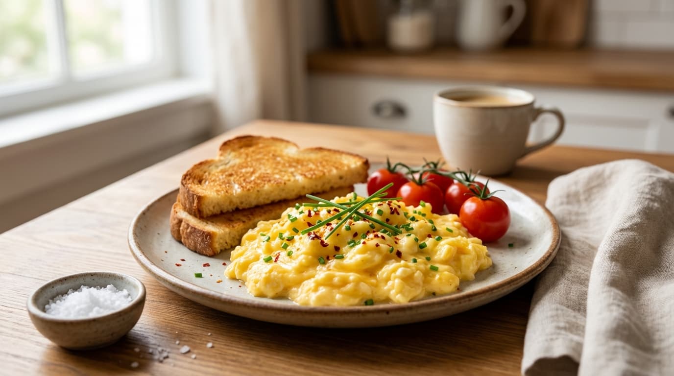 Perfektes Rührei: Ein Frühstücksklassiker mit dem gewissen Extra!