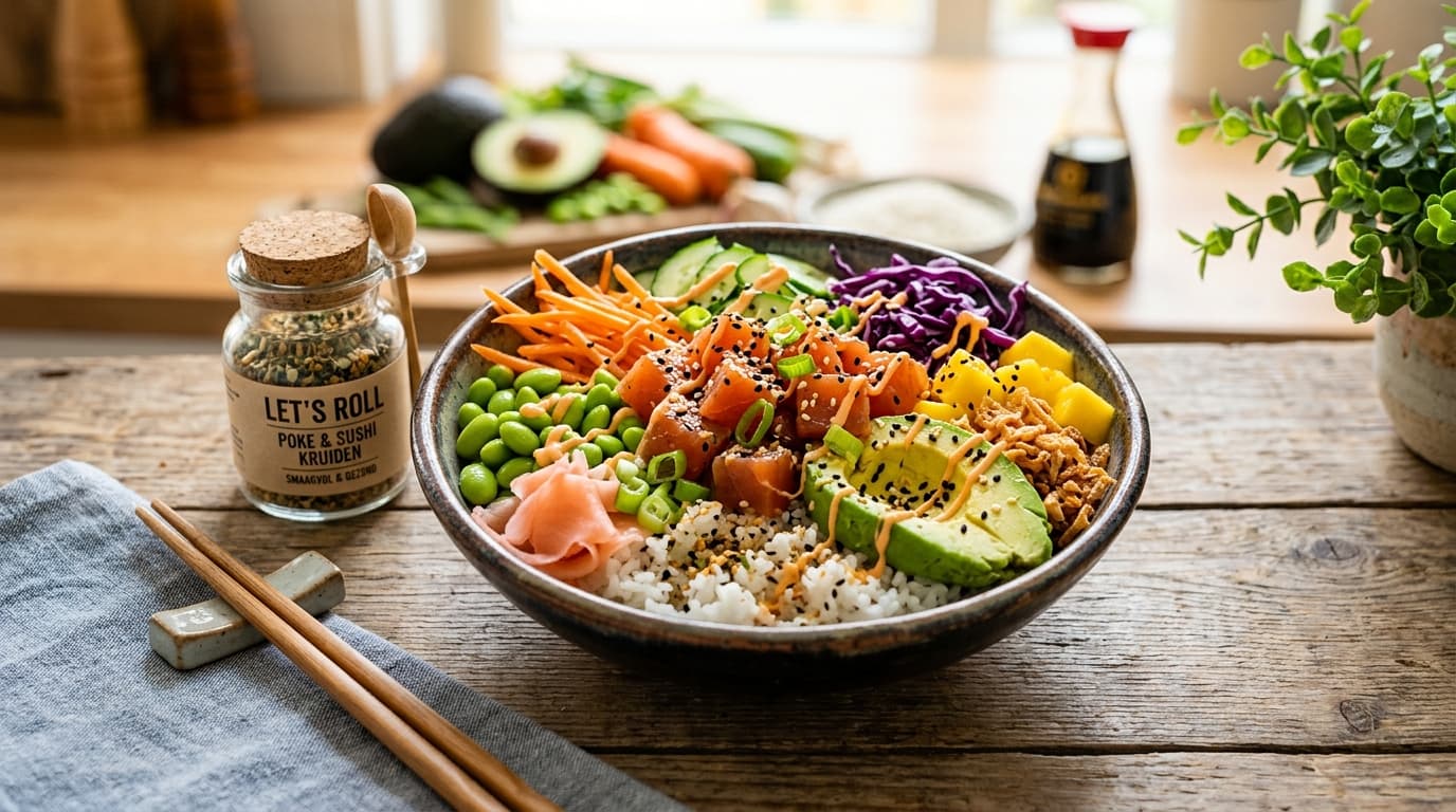 Die perfekte Poke Bowl selbst zubereiten: Geschmackvoll & gesund