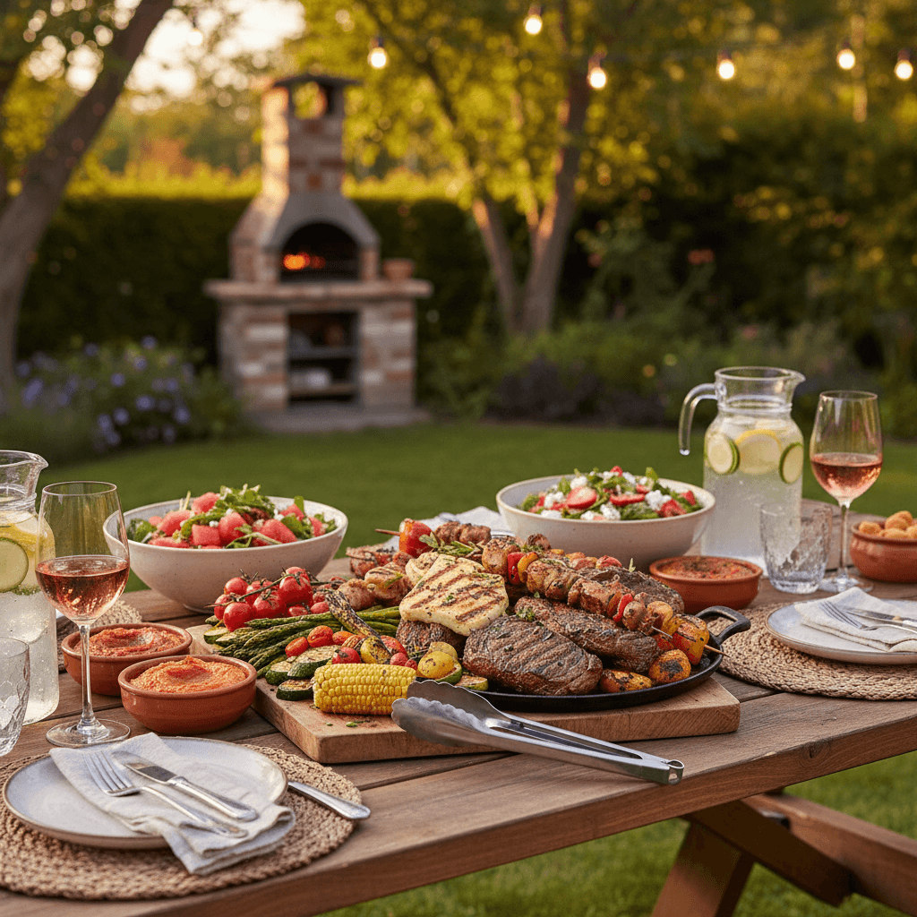 Sommerabende: BBQ und Essen im Freien mit TastyChef!
