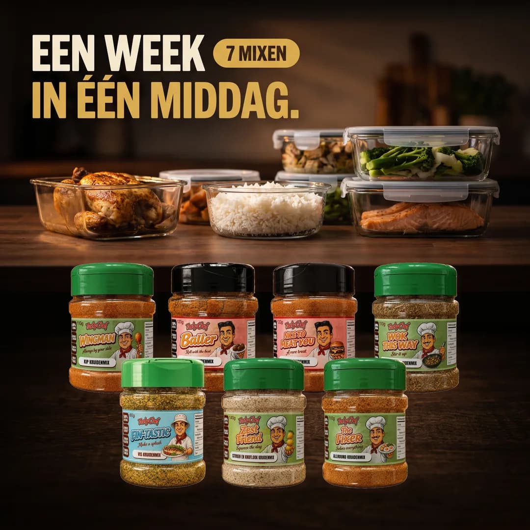 THE PREP PACK β hoofdslide met de belangrijkste belofte