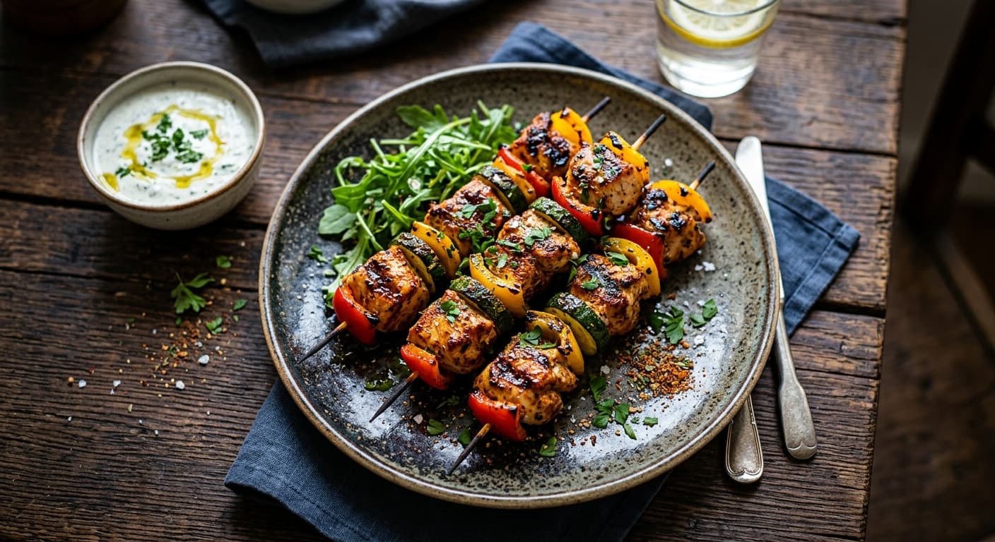 GEGRILDE KIPSPIESJES