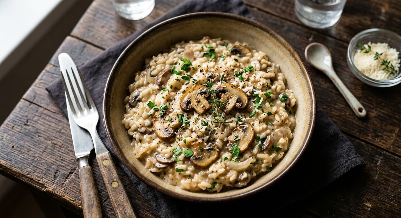 RISOTTO MET CHAMPIGNONS