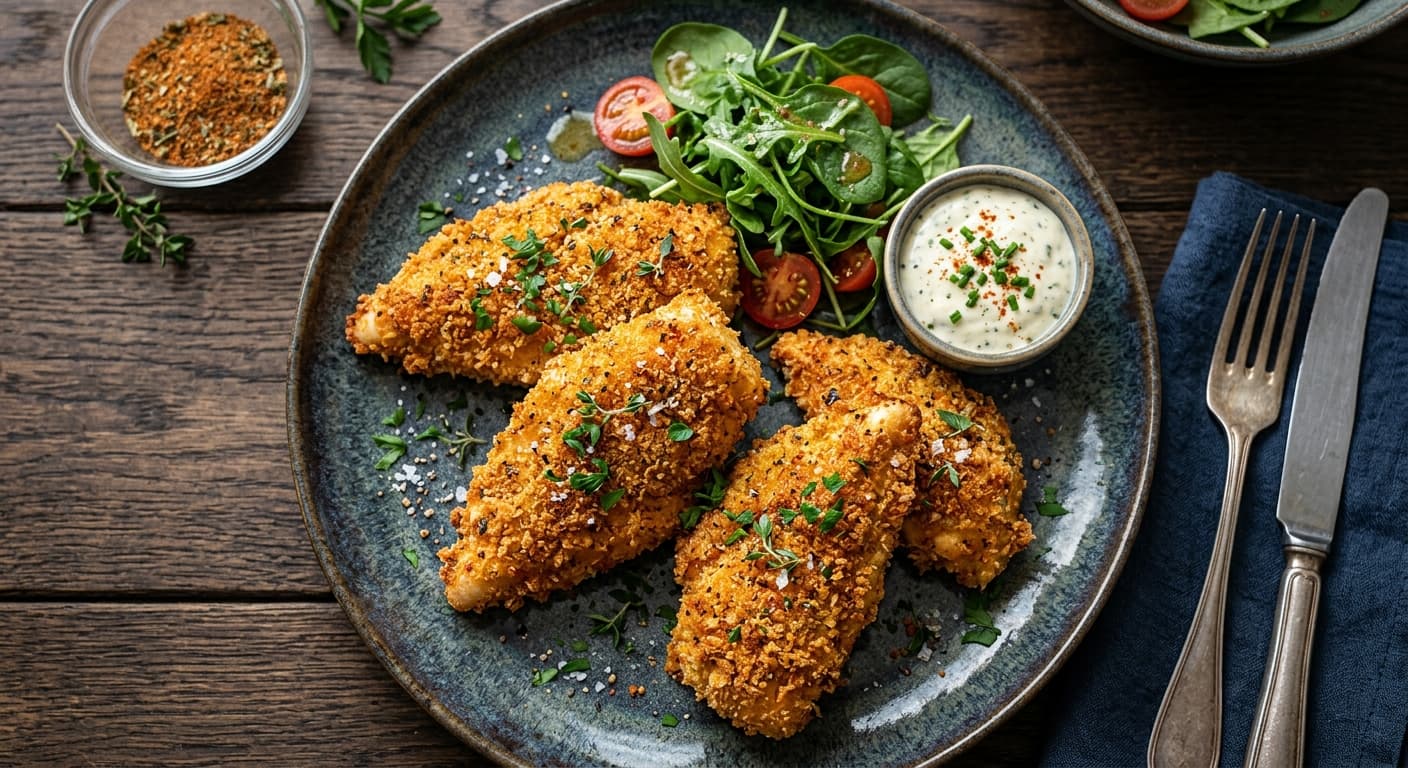 KROKANTE KIPFILET UIT DE OVEN